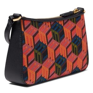 MCM Cubic Logo Jacquard Shoulder Mini